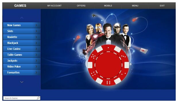 Online Lobby of Casino Games