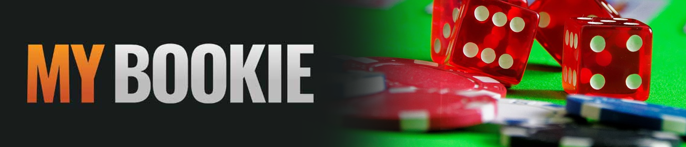 MyBookie Logo and Casino Table