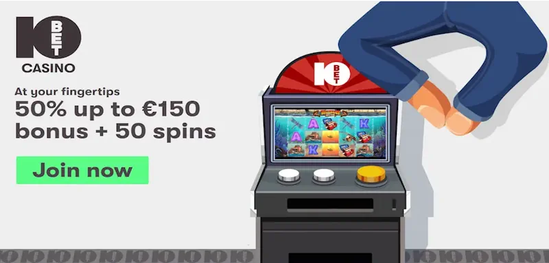 10bet Casino Welcome Bonus screenshot