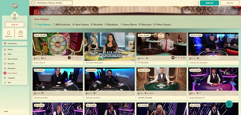 777 Casino Live screenshot