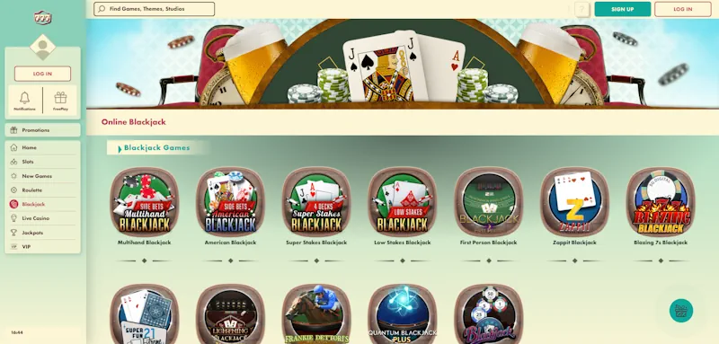 777 Casino Table screenshot