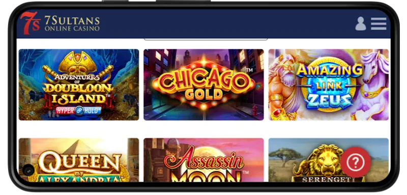 7sultans Casino Mobile Play screenshot