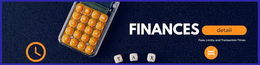 Fees, Limits, and Transaction Times Banner