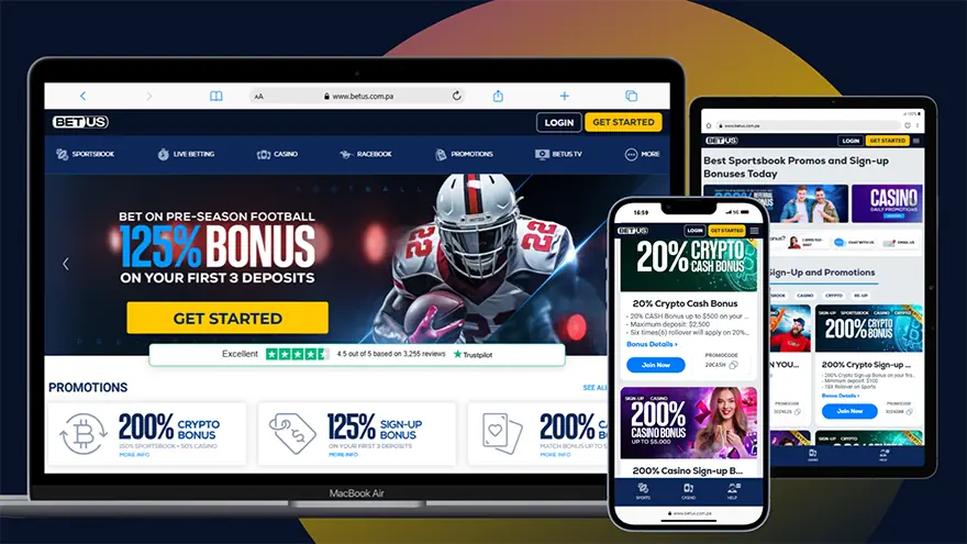 BetUS Casino Best Bonuses in US 2025 – Top Offers, Wagering Rules & Fast Payouts Banner