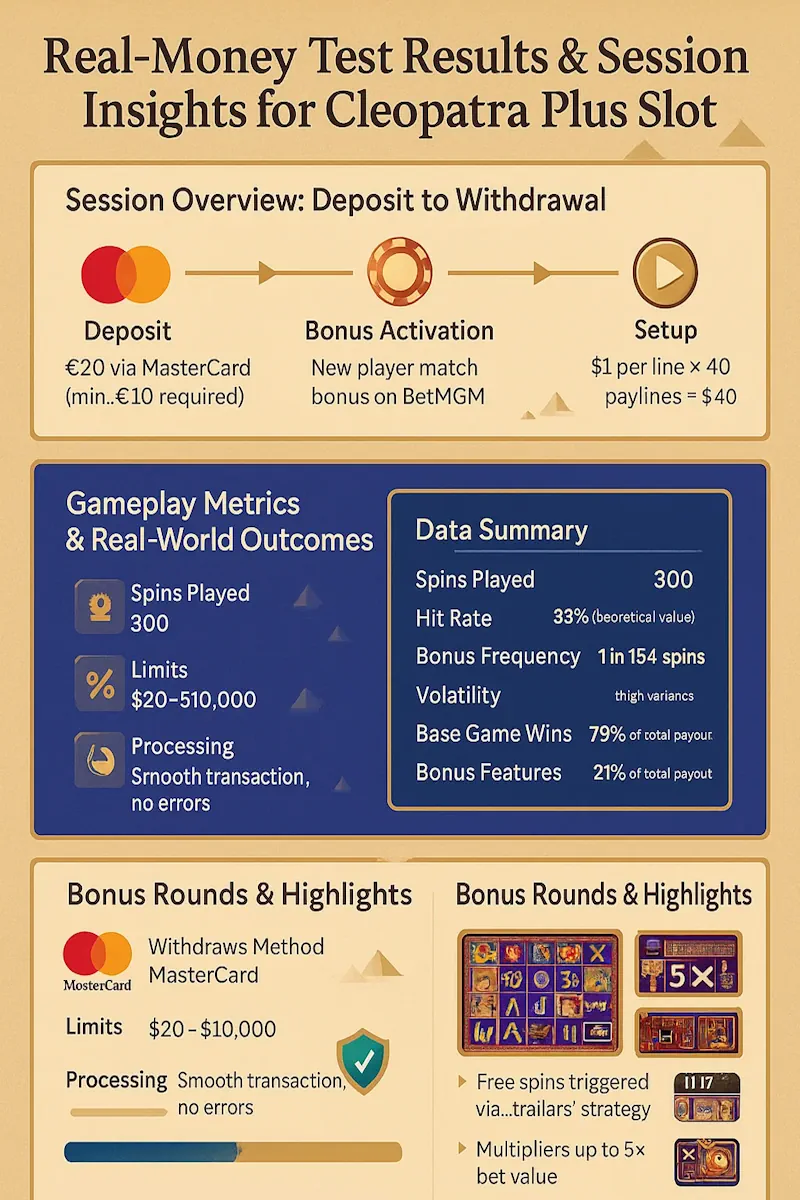 Real-Money Test Results infographic