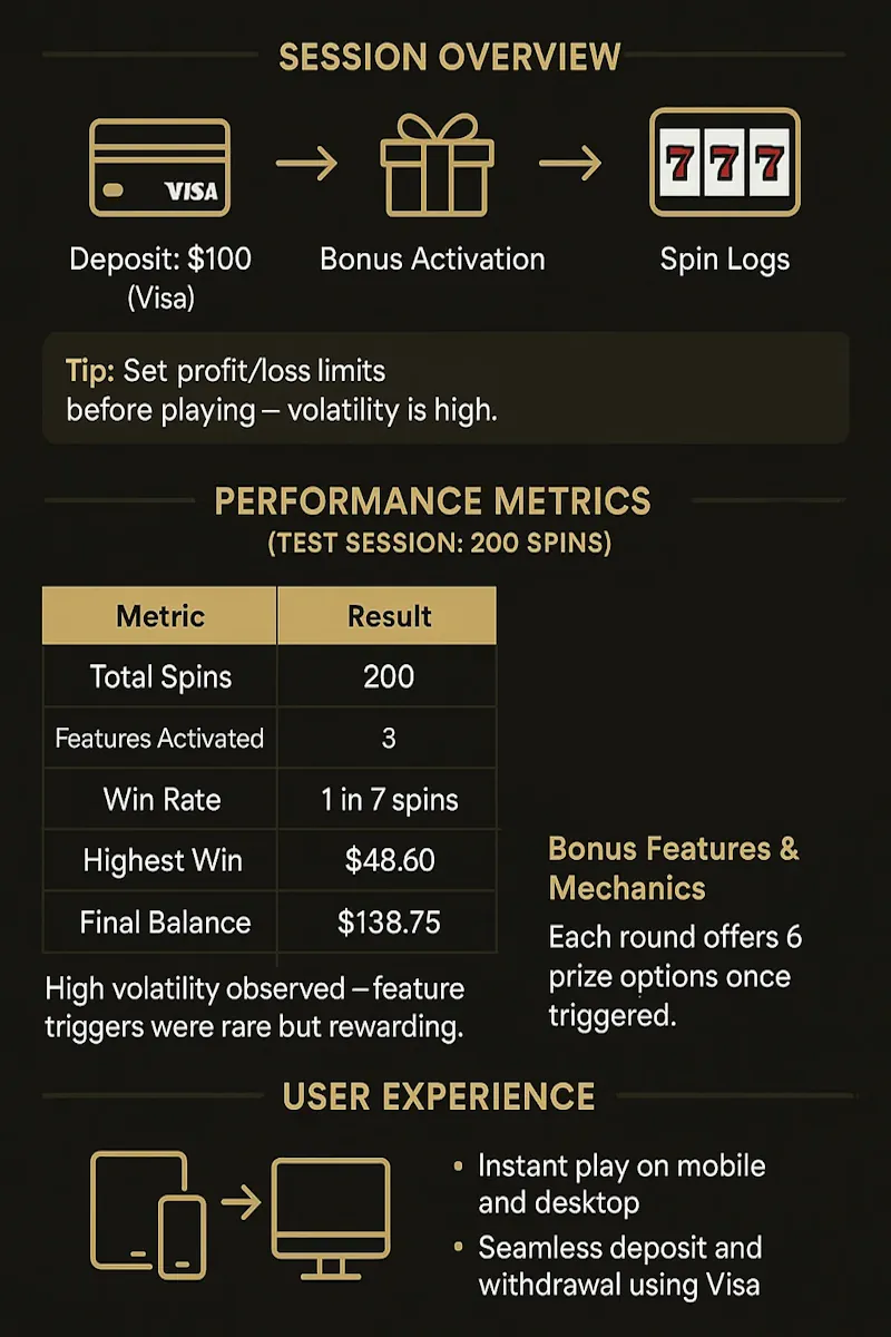 Real-Money Test Results infographic