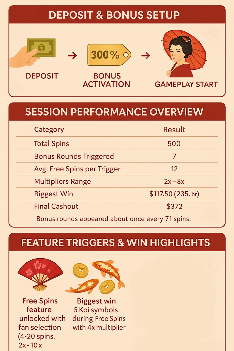 Real-Money Test Results infographic