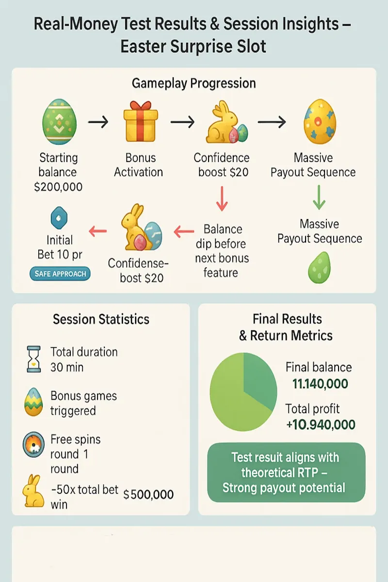 Real-Money Test Results infographic