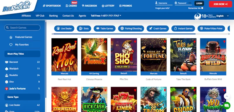 BetPhoenix Casino Slots screenshot