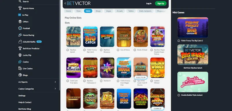 BetVictor's Casino Slots screenshot