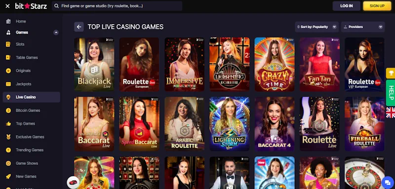 BitStarz Casino Live screenshot