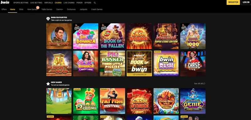 Bwin Casino screenshot