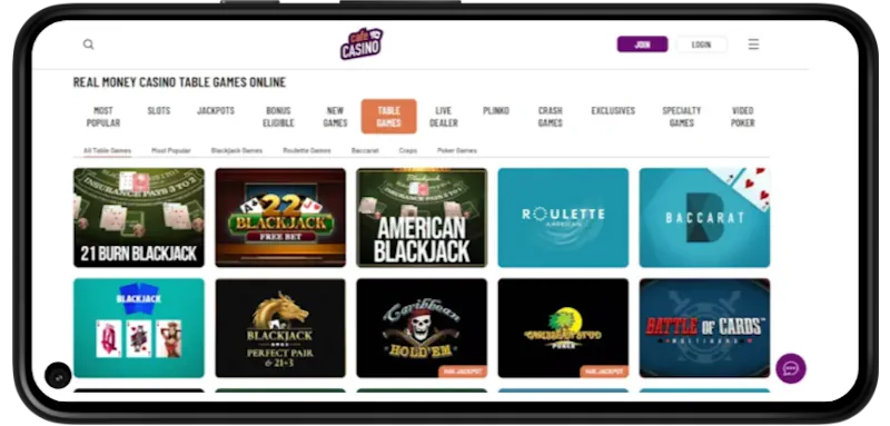 Cafe Casino Table screenshot