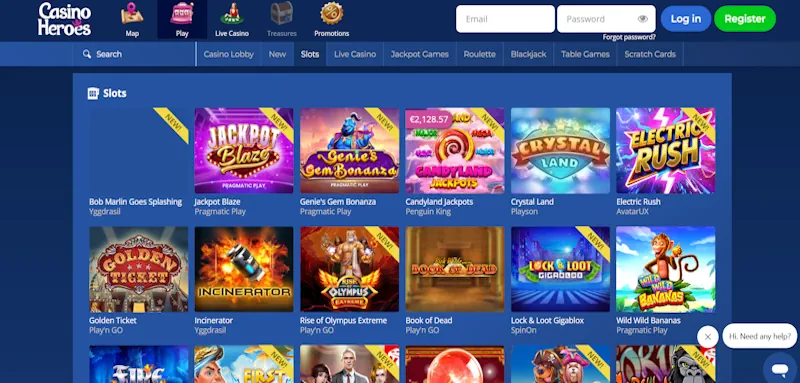Casino Heroes Casino Slots screenshot