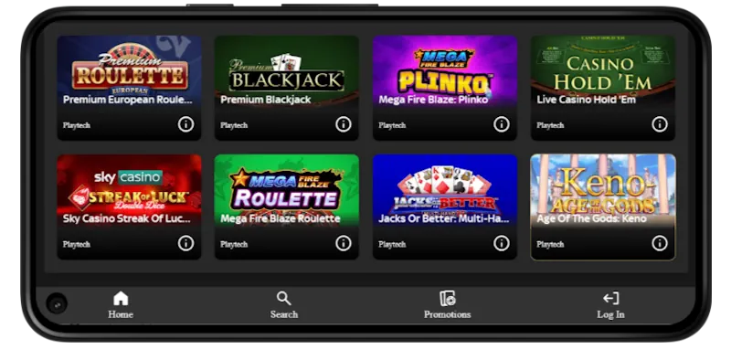 Sky Casino Casino Mobile Play screenshot