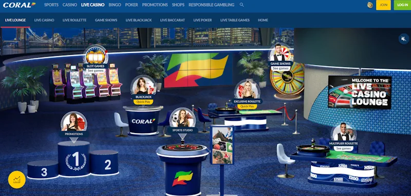 coral Casino Live screenshot
