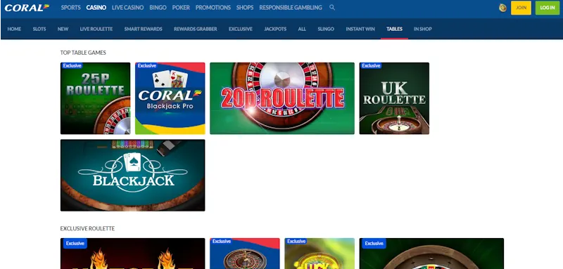 coral Casino Table screenshot