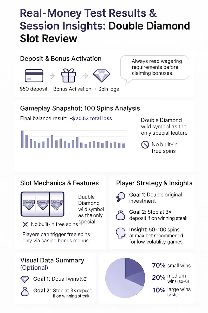 Real-Money Test Results infographic