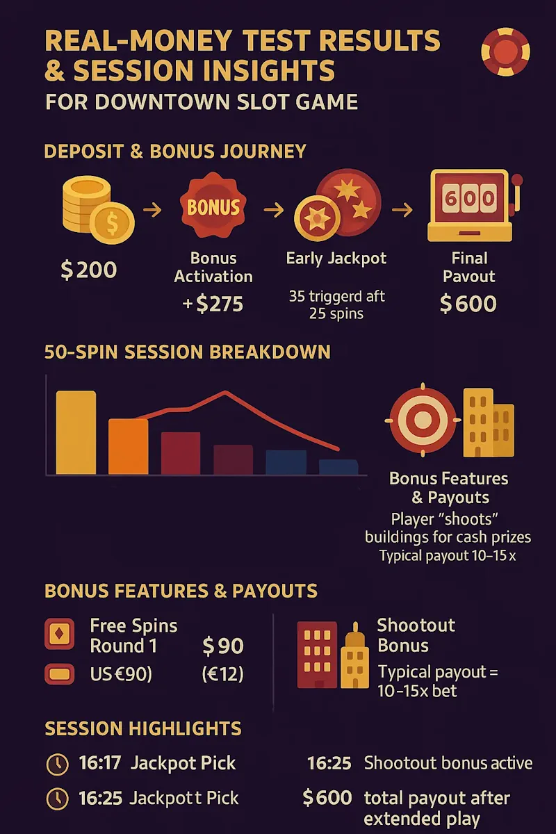Real-Money Test Results infographic