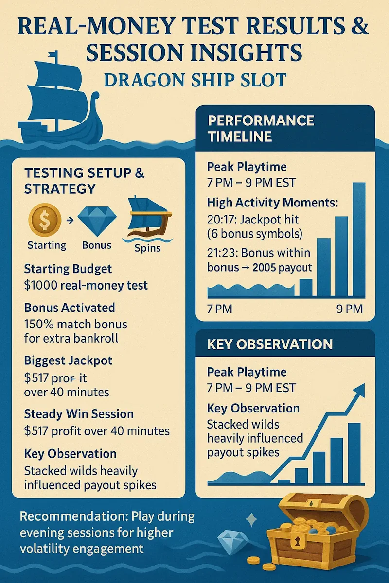 Real-Money Test Results infographic