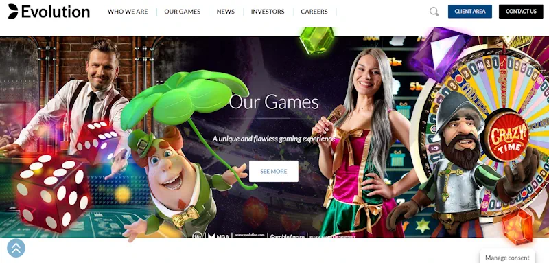 Evolution Gaming screenshot