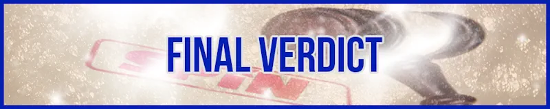 Verdict banner