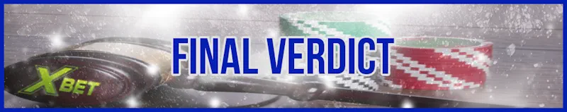 Verdict banner