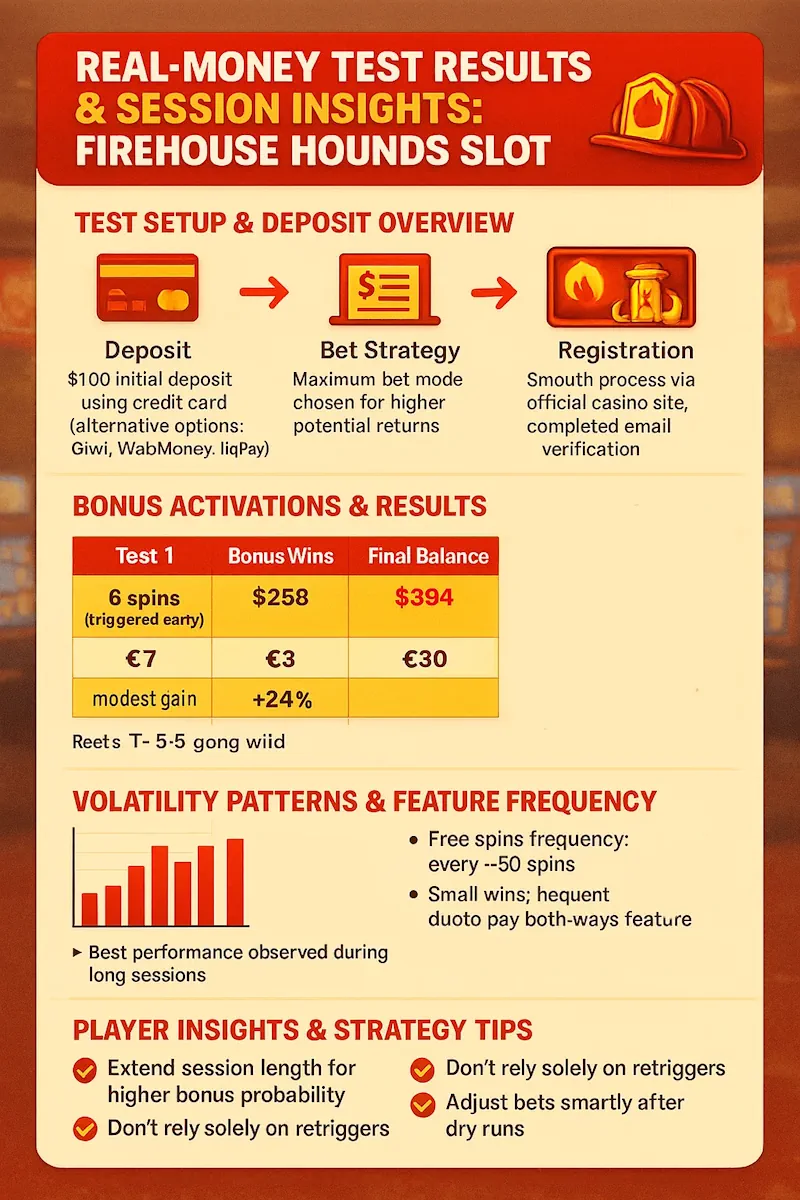 Real-Money Test Results infographic