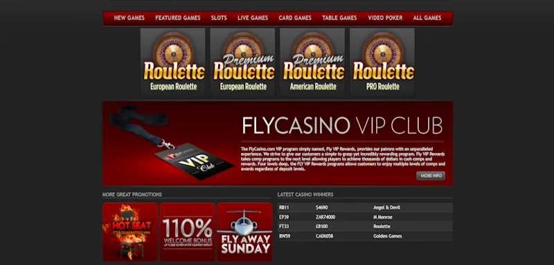 Fly Casino Table screenshot