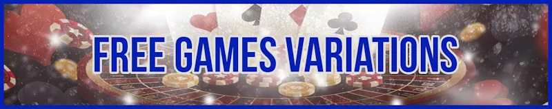 Free Games Variations banner