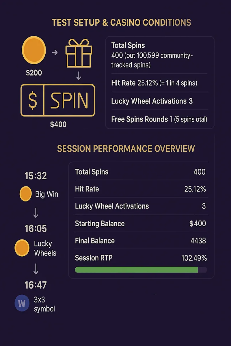 Real-Money Test Results banner
