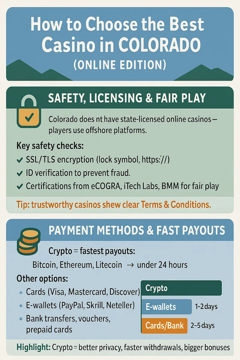 how to choose calorado infographic