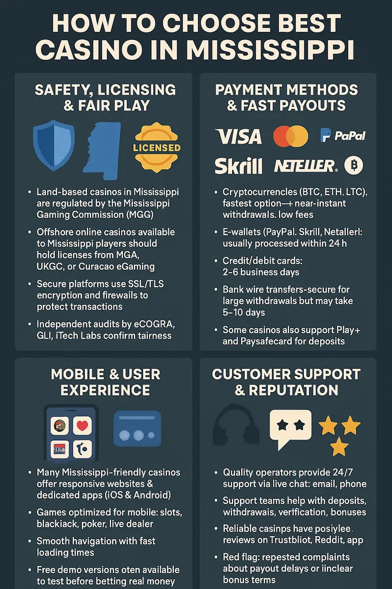 how to choose mississippi infographic