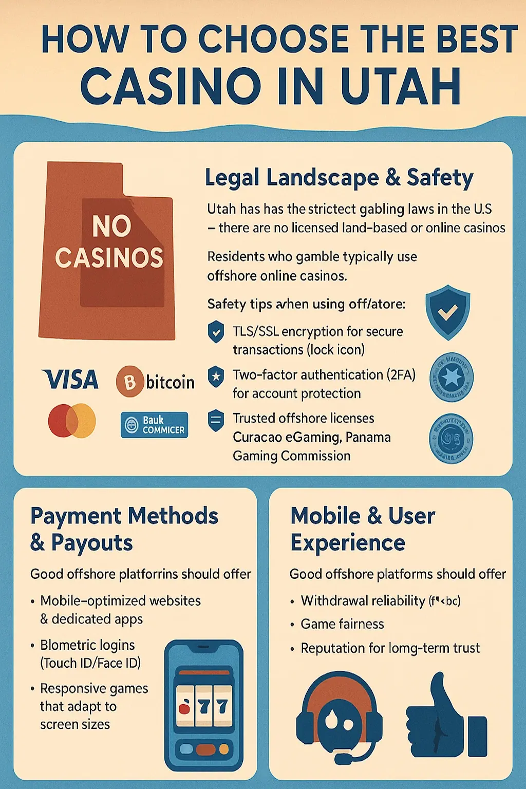 How to Choose the Best Casino in Utah infographic