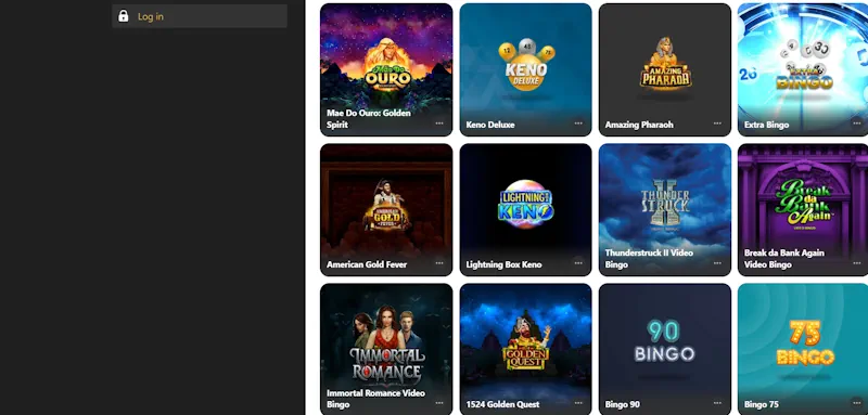 InterCasino Table screenshot