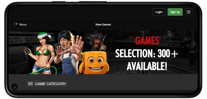 Intertops Casino Mobile Play screenshot