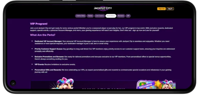 Super Slots Casino Ongoing Offers screenshot