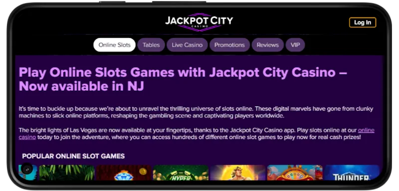 Jackpot City Casino Slots screenshot