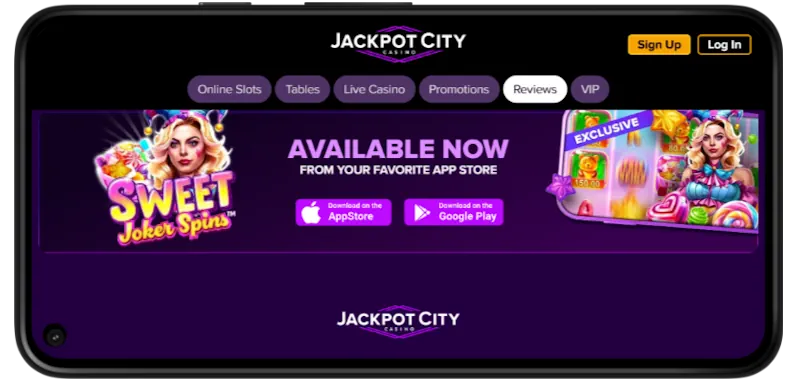 Jackpot City Casino Mobile Play screenshot