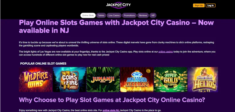 Jackpot City Casino Slots screenshot