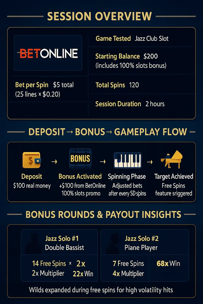 Real-Money Test Results infographic