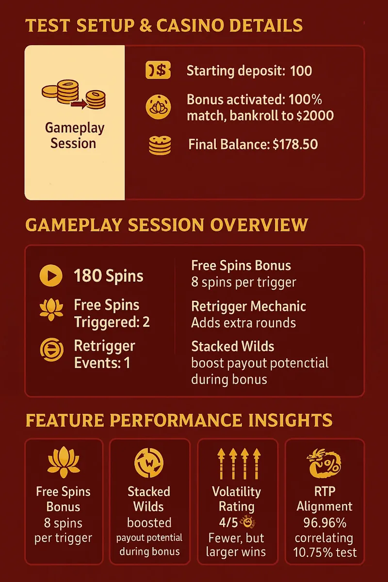 Real-Money Test Results infographic