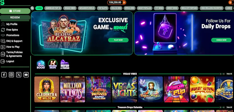 Lonestar Slots Casino screenshot