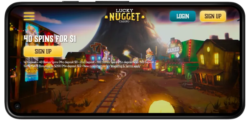 Lucky Niki casino Mobile Play screenshot