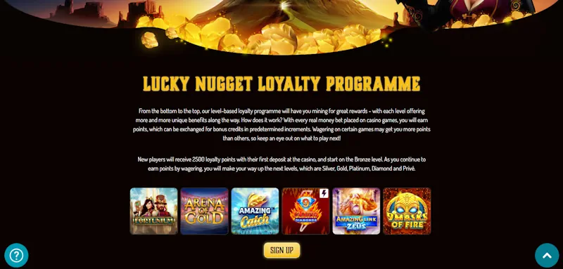 Lucky Niki casino Ongoing Offers screenshot