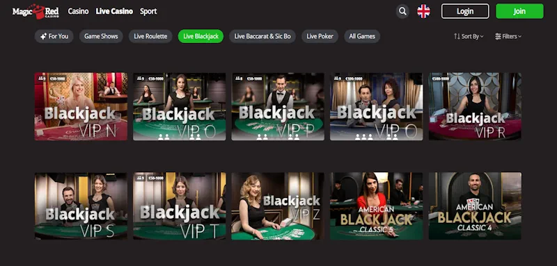 Lucky Niki casino Table screenshot
