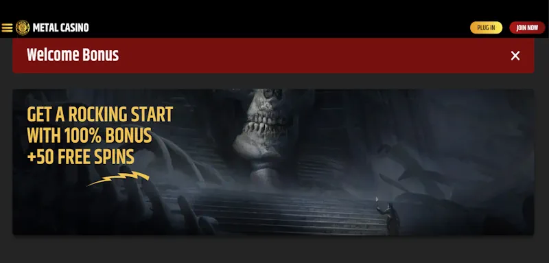 Lucky Niki casino Welcome Bonus screenshot