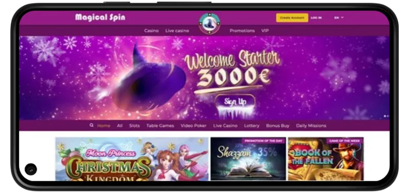 Lucky Niki casino Mobile Play screenshot