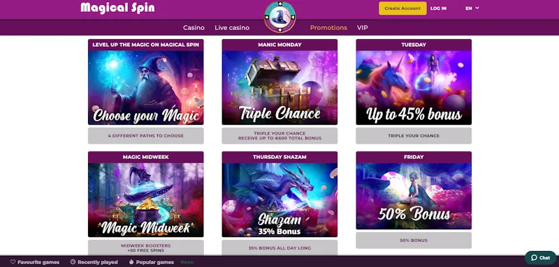 Lucky Niki casino Ongoing Offers screenshot
