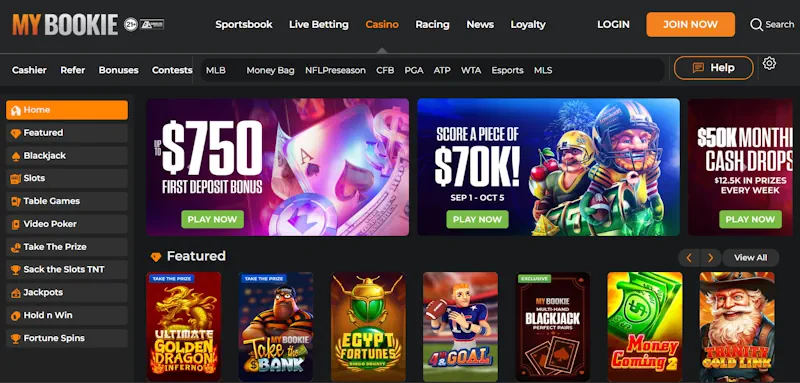 My Bookie Casino screenshot